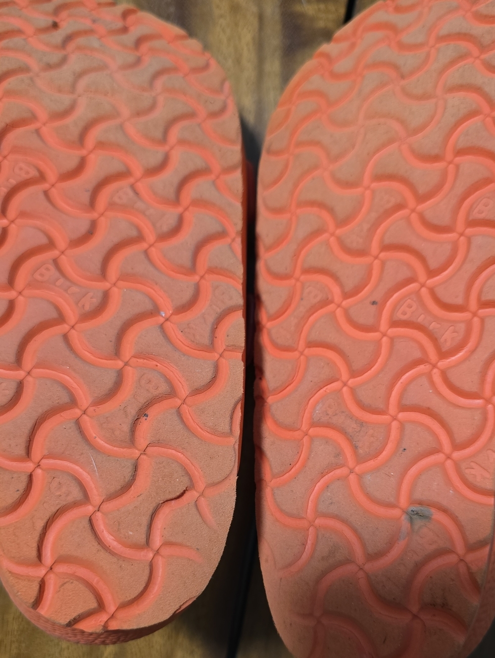 Birkenstock Kids Orange EVA Arizona Two-Strap Sandal - Picture 4 of 6